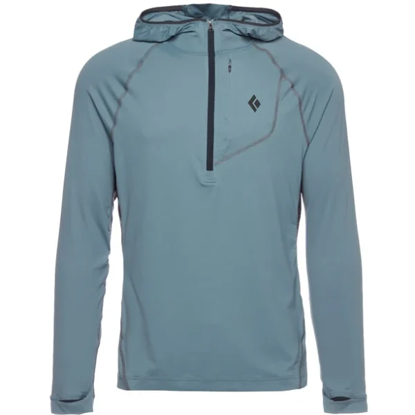 comparez les prix Black Diamond Alpenglow Pro Sweat à Capuche Homme, Bleu 1