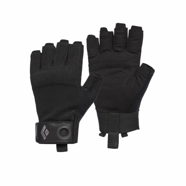 Vente flash 🥰 Black Diamond Crag Half Finger Gloves – Gants escalade ⭐ 1