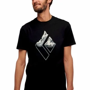 achetez Les meilleures critiques de ✨ Black Diamond Mountain Logo Ss Tee – T-shirt homme 🎉 9