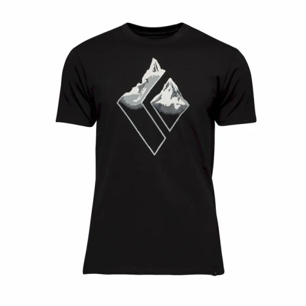 achetez Les meilleures critiques de ✨ Black Diamond Mountain Logo Ss Tee – T-shirt homme 🎉 5