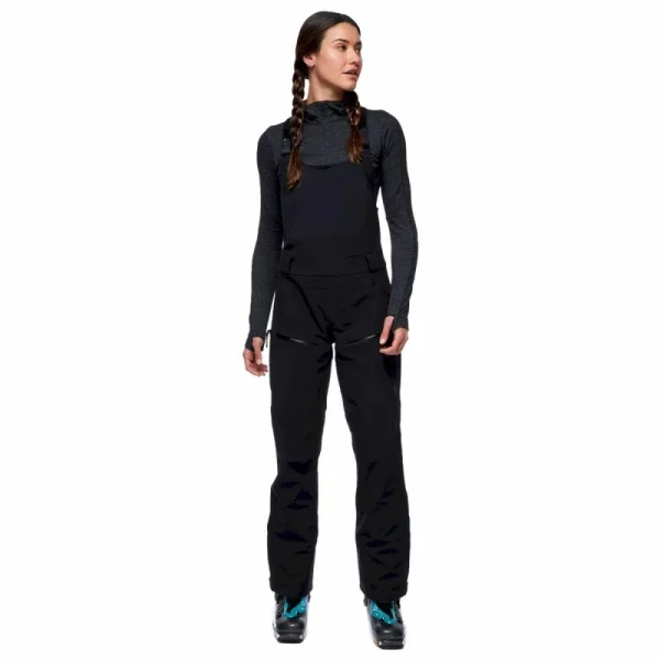 Le moins cher 🎁 Black Diamond Recon Stretch Bibs – Pantalon ski femme 👏 1