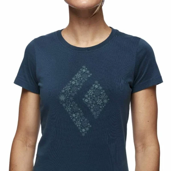 Vente flash 💯 Black Diamond Snow Diamond Tee – T-shirt femme 🎁 4