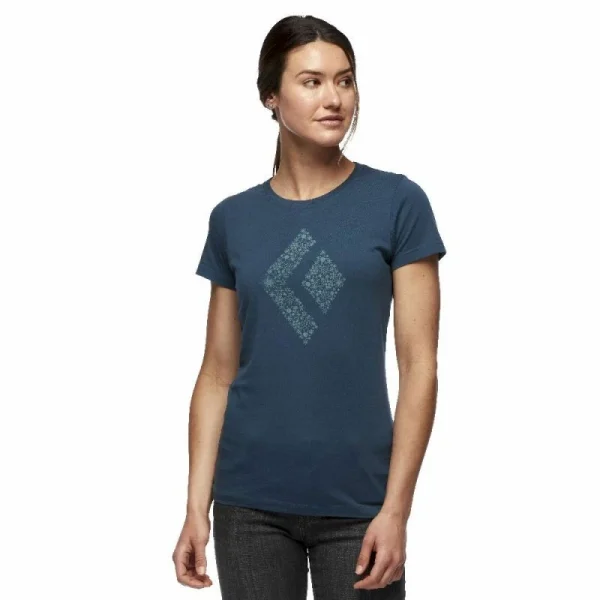 Vente flash 💯 Black Diamond Snow Diamond Tee – T-shirt femme 🎁 1