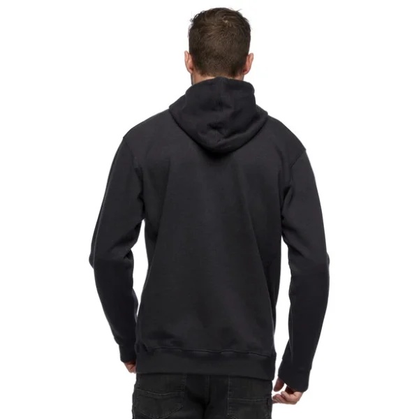 grande qualité Black Diamond Stacked Logo Sweat à Capuche Homme, Noir/gris 4