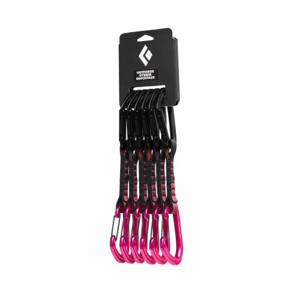 Vente flash 🛒 Black Diamond Hotforge Hybrid Quickpack 12 cm – Lot de 6 dégaines ✨ en solde 1