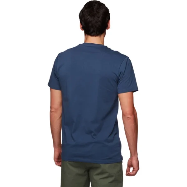 Black Diamond Icon Full Moon SS Tee Men, Bleu vente chaude 4