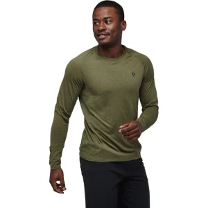 Black Diamond Lightwire LS Tech Tee Men, Olive site pas cher 9