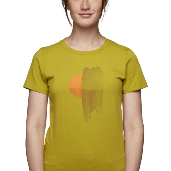 Black Diamond Luminary SS Tee Women, Jaune mode 5